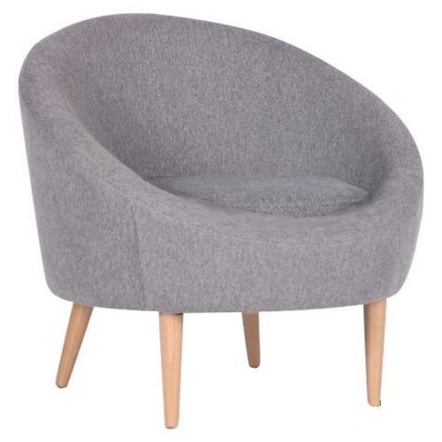 Кресло AMF Art Metal Furniture Эклипс серый 