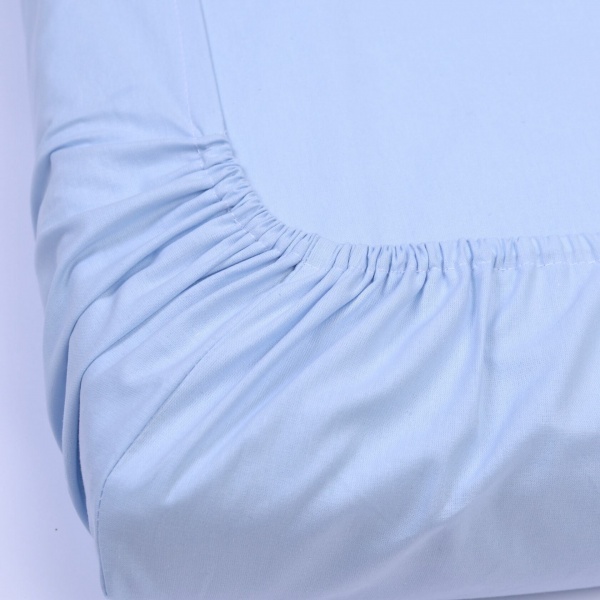 Простынь на резинке Baby Veres 60х120 см голубой 142.03 