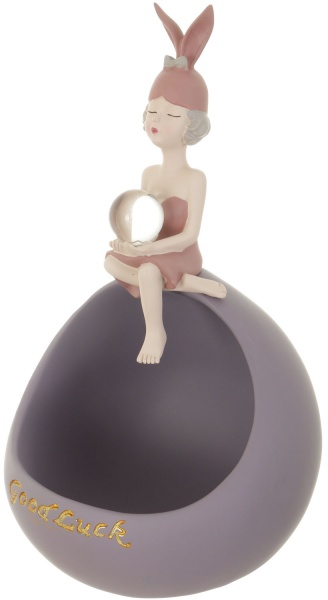 Статуетка Чаклунка 17х17,5х30 см фіолетова