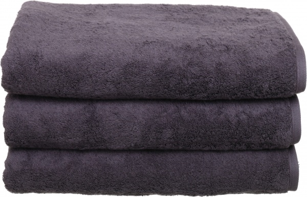 Полотенце махровое Doubleface 80x150 см графит Cawo 