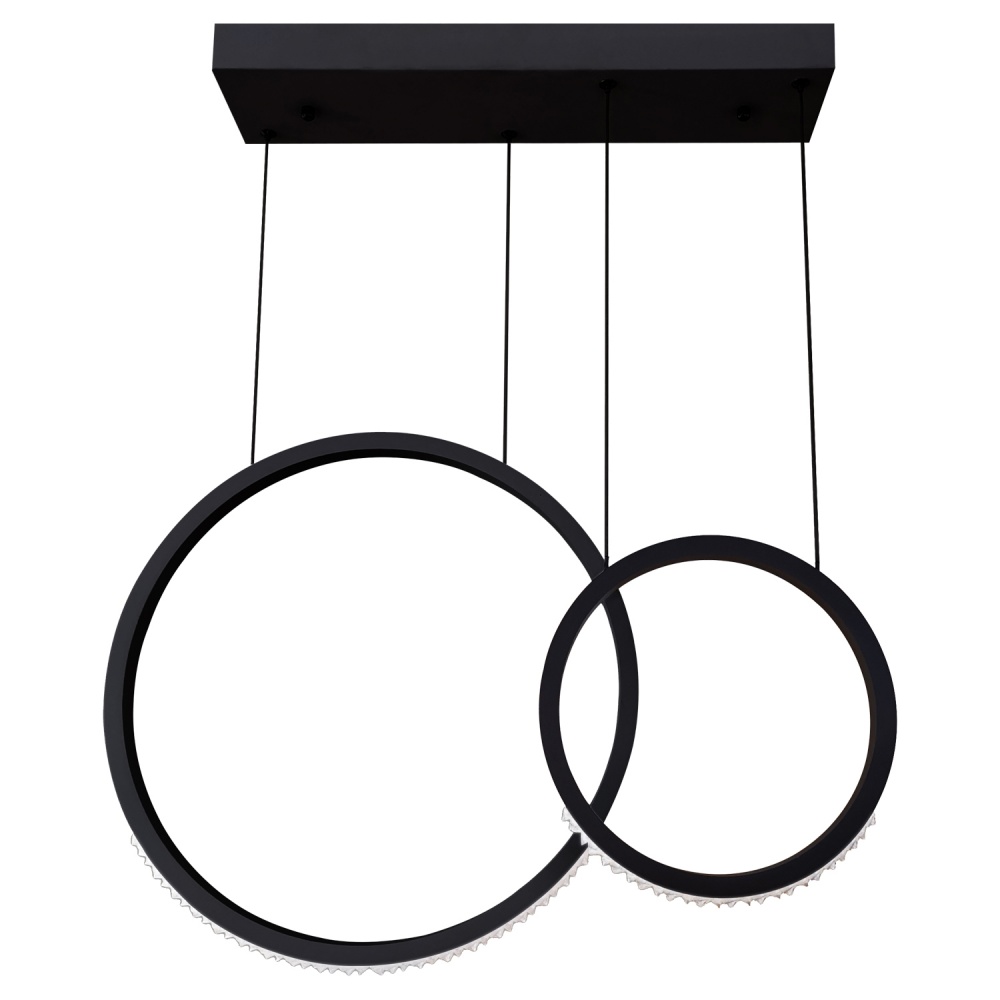 Люстра підвісна Victoria Lighting 20 Вт чорний Toffee/SP2 black