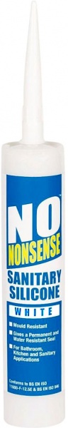Герметик силиконовый No Nonsense санитарный белый 310 мл