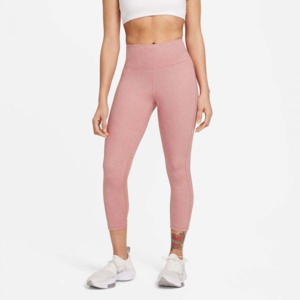 Лосины Nike W NK RUN DVN FAST CROP DA1250-685 р.M розовый