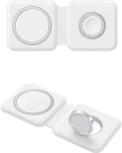 Беспроводное зарядное устройство ColorWay MagSafe Duo Charger 15W for iPhone белое (CW-CHW32Q-WT)