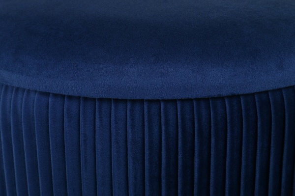 Скриня-пуф для зберігання Francis синій 36х36х44 см 