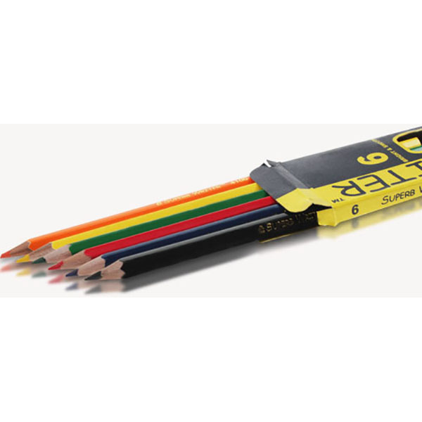 Карандаши цветные 4100-6CB 6 шт. Marco