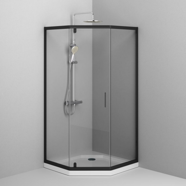 Душевое ограждение AM.PM Gem 5-corner Pivot 90x90 W90UG-405-090BT