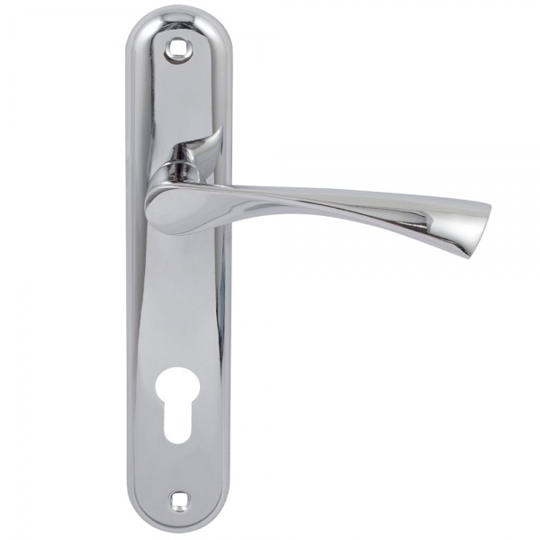 Ручка на планке Bruno Vela цилиндровый 85 мм полированный хром