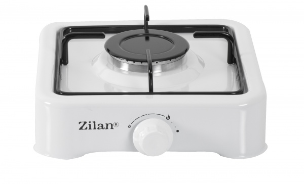 Плита газова настільна Zilan ZLN0018 1 конфорка біла 