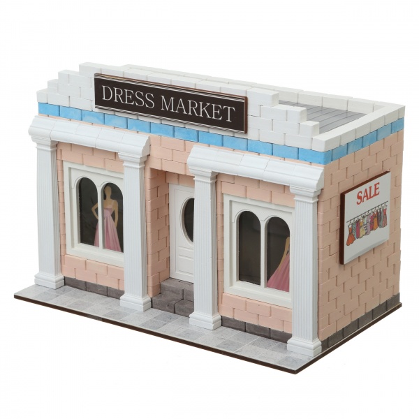 Конструктор из мини-кирпичиков Reducio Dress Market Магазин платьев 71153