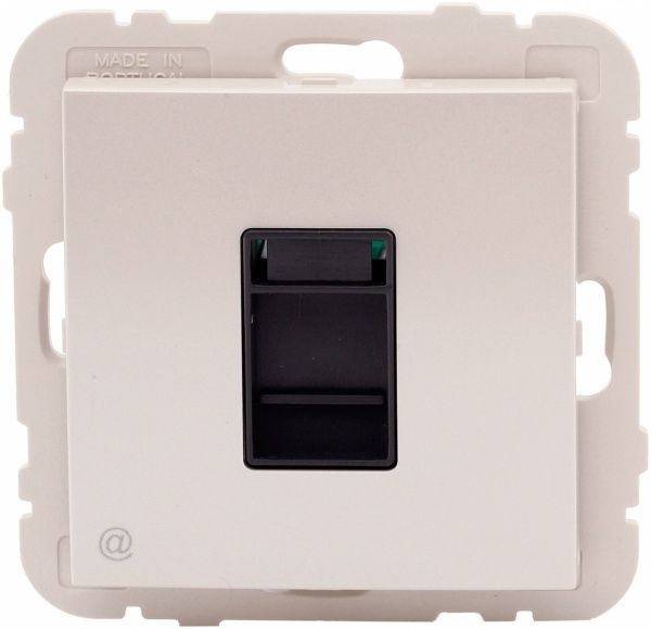 Розетка комп’ютерна Efapel Logus RJ45 5e металік перламутровий