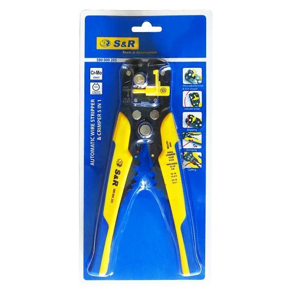 Съемник изоляции S&R 205 мм 5 в 1 580000205