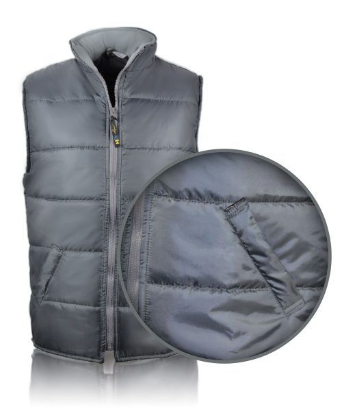 Жилет рабочий Торнадо утепленный стеганый р. 60-62 рост 3-4 серый