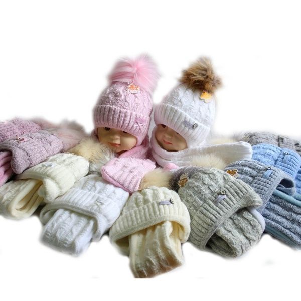 Комплект шапка + снуд р.36 в асортименті 1837К 