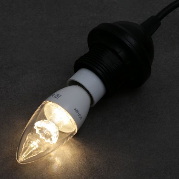 Лампа світлодіодна Osram C37 5,4 Вт E14 3000 К 220-240 В прозора 4052899971813 