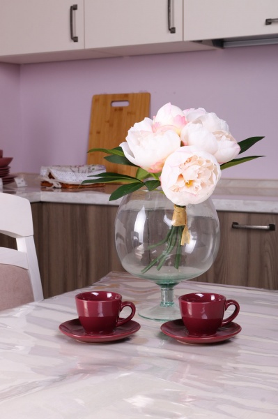 Защитное покрытие мягкое стекло 900х800х0,8 мм прозрачный