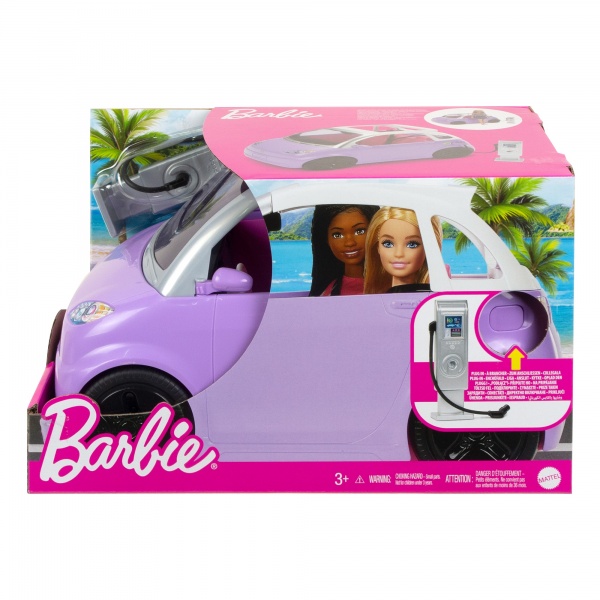 Машинка Barbie Электрокар с откидным верхом Barbie HJV36