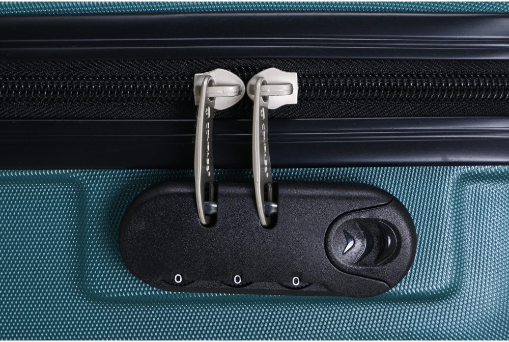 Чемодан Compass №LS080609 S 40 л темно-зеленый 50x35x23 см