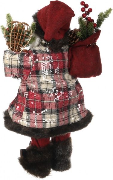 Декоративная фигура Дед Мороз лесной S1805B 45 см 