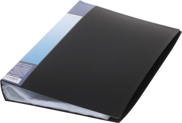 Папка на 80 файлів А4 чорна Romus