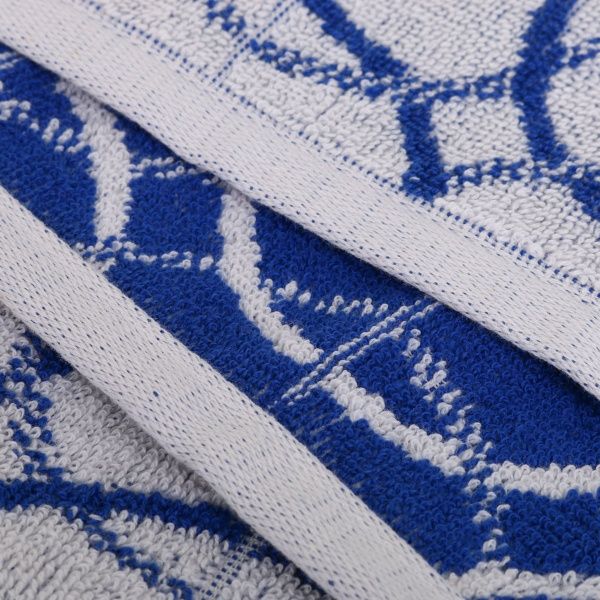 Рушник кухонний Bhali 50x50 см Lasa білий із синім 
