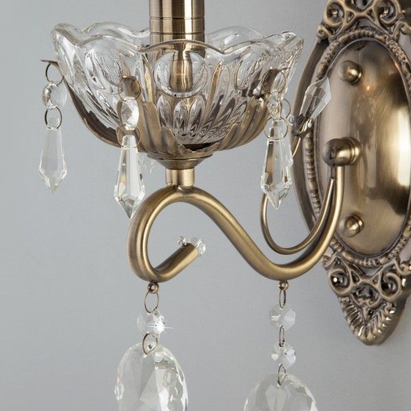 Бра Strotskis Teodore 10103/1 1x60 Вт E14 античная бронза 