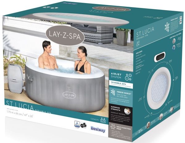 Спа-бассейн Bestway Сент-Люсия 170х66 см