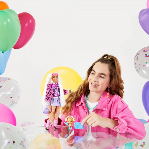 Кукла Barbie Экстра с двумя светлыми хвостиками