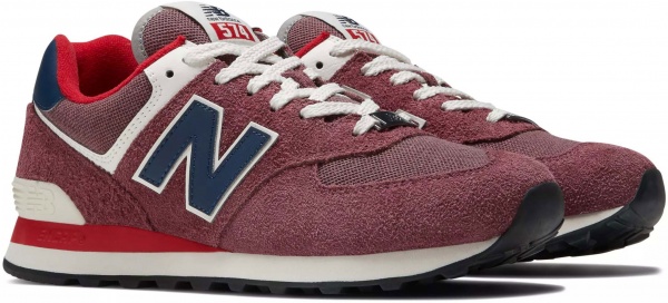 Кроссовки New Balance U574 V2 U574RX2 р.40,5 красный