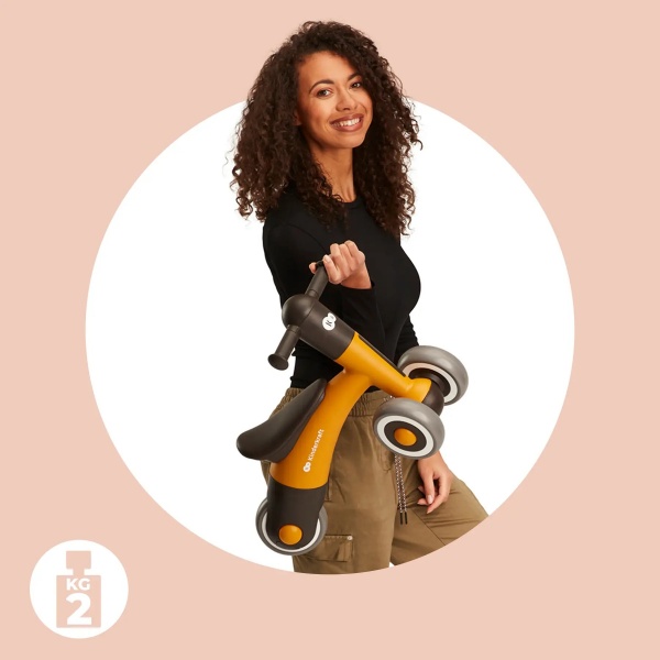 Біговел Kinderkraft Minibi Honey Yellow жовтий із чорним KRMIBI00YEL0000