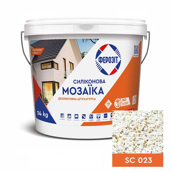 Декоративная штукатурка мозаичная Ферозит Мозаика SC 023 1,6 мм 14 кг