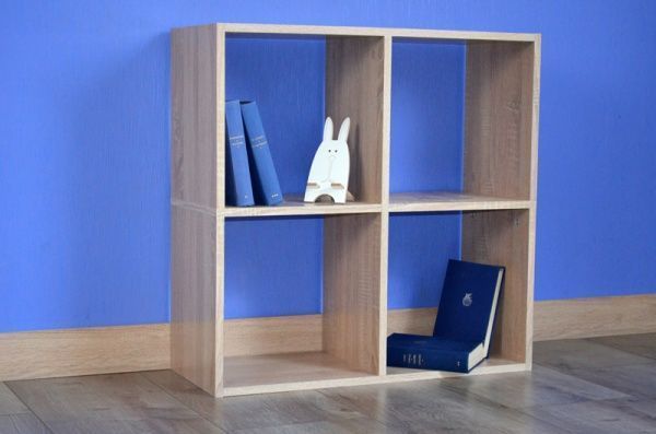 Стеллаж Inteo КУБУС 2х2 (16 мм) 724x724x290 мм дуб сонома 