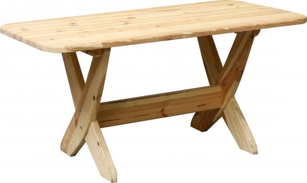 Стол DrevoLine Весна плюс 80x200 см дерево светлое 