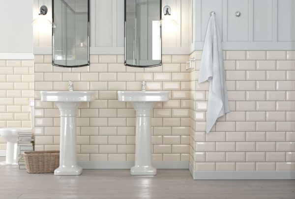 Плитка Golden Tile Metrotiles бежевий 461011 10x20 