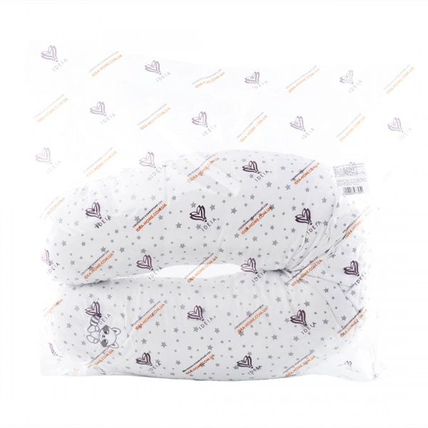 Подушка для кормления Эконом 30х170 см Горох /Звездочка IDEIA