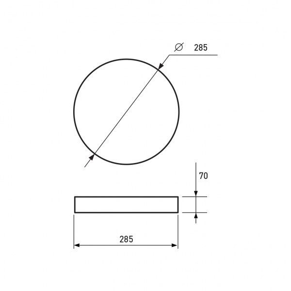 Светильник светодиодный Eurolamp Smart Light Tenax N13 с пультом ДУ 24 Вт белый 3000-6500 К LED-ESL-24W-N13 