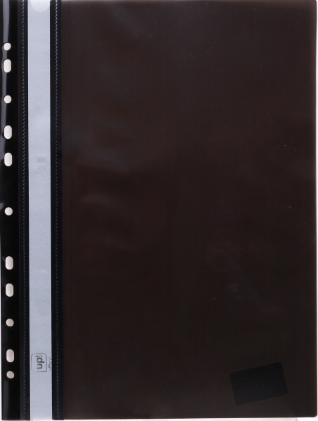 Швидкозшивач А4 з перфорацією чорний UP! (Underprice)