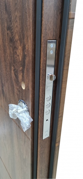 Двері вхідні Булат Термо House-705 (80446198) дуб бронзовий 2050x950 мм праві