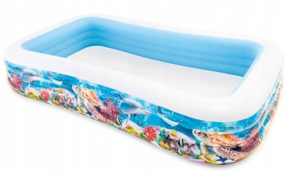 Бассейн надувной Intex семейный 58485 Морские обитатели