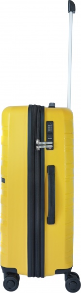 Чемодан Eagle 76 л желтый M (с расширителем) 