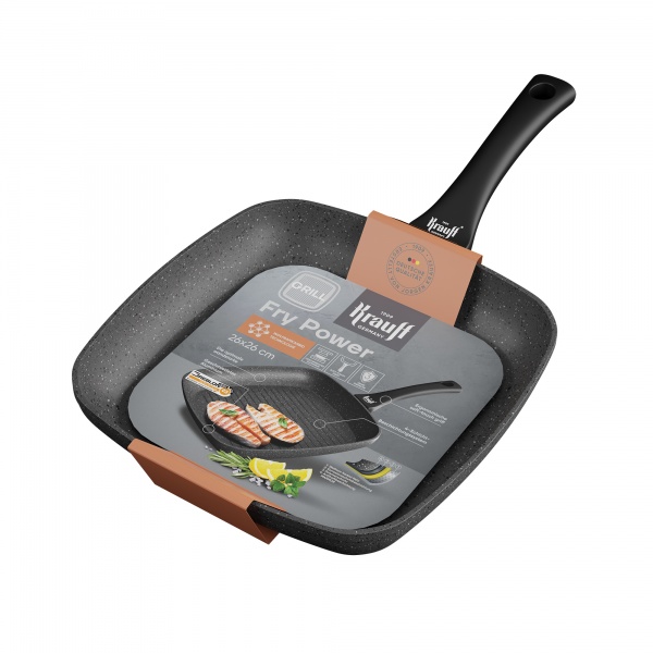 Сковорода-гриль Fry Power 26х26 см 25-45-131 Krauff