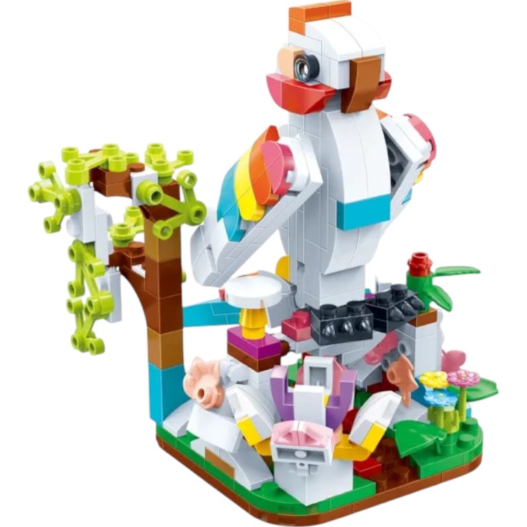 Конструктор BanBao 2в1 Папуга та єдиноріг ET613