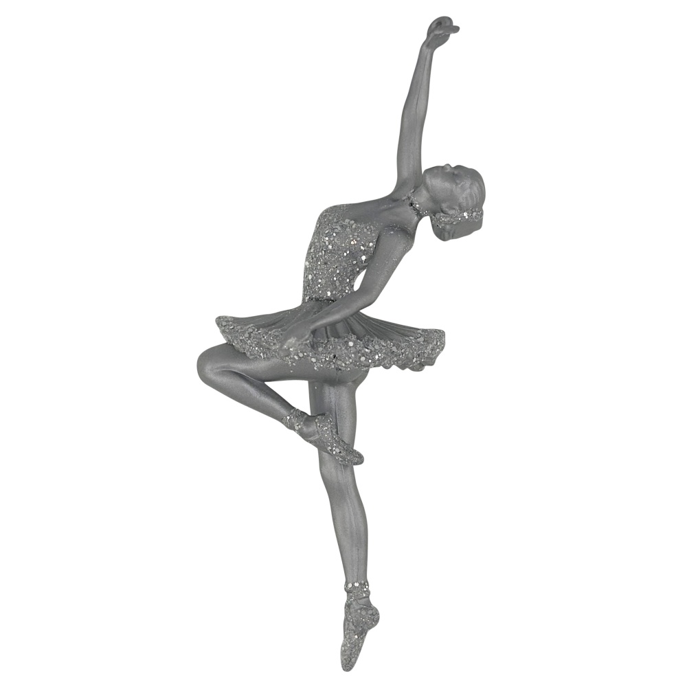 Подвеска MIS LT Балерина 12 см серебряный