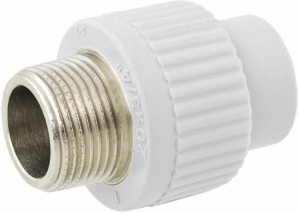 Муфта з різьбою зовнішня Wavin Ekoplastik ППР 20х3/4