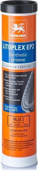 Смазка Wolver Litoplex EP 2 (NLGI 2) 400 мл