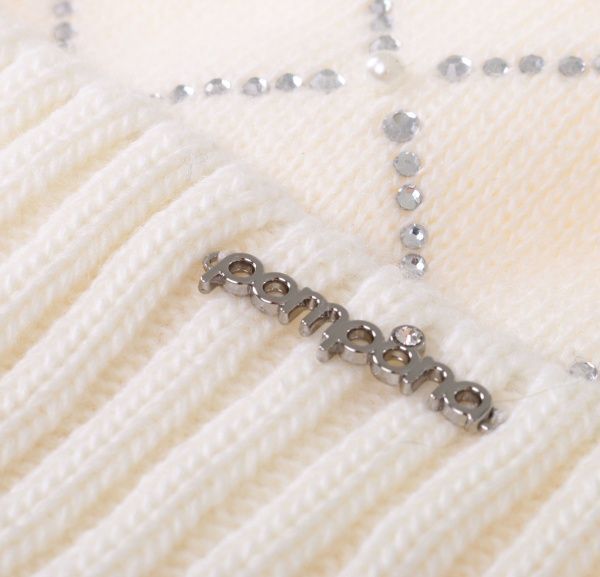 Шапка для девочек Pompona р.50-52 белый 20 Z P 69 ПП 