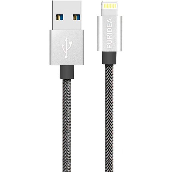 Кабель Puridea Lightning MFI 1 м  L01-Silver