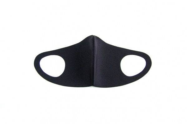 Маска Grandtex неопренова багаторазова чорна р. S 3 шт.