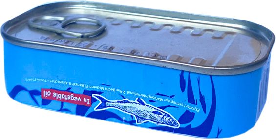 СардиныALBA FOOD средиземноморские с добавлением масла 125 г (6194002621029)