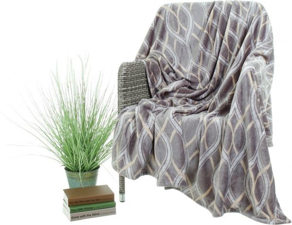 Плед Frannel Salou 160x200 см серый La Nuit 